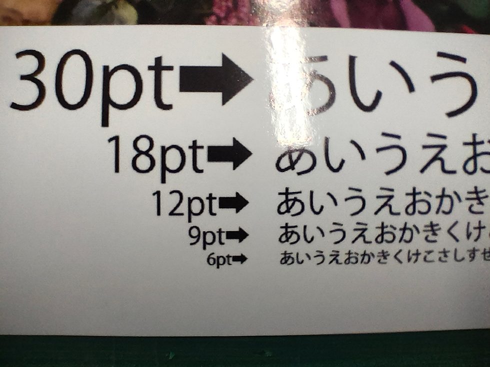 光沢紙印刷仕上げ