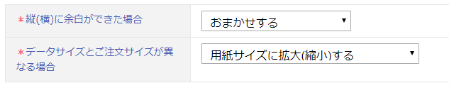 用紙サイズに拡大縮小する